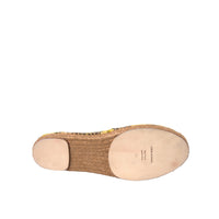 Dolce & Gabbana Multicolor Lemon Slip On Espadrilles Shoes