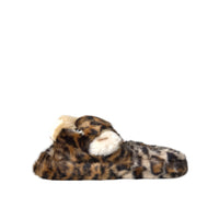 Dolce & Gabbana Brown Tiger Slippers Flats Sandals Shoes