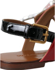 Dolce & Gabbana Multicolor Crystal Sandals Flip Flops Shoes