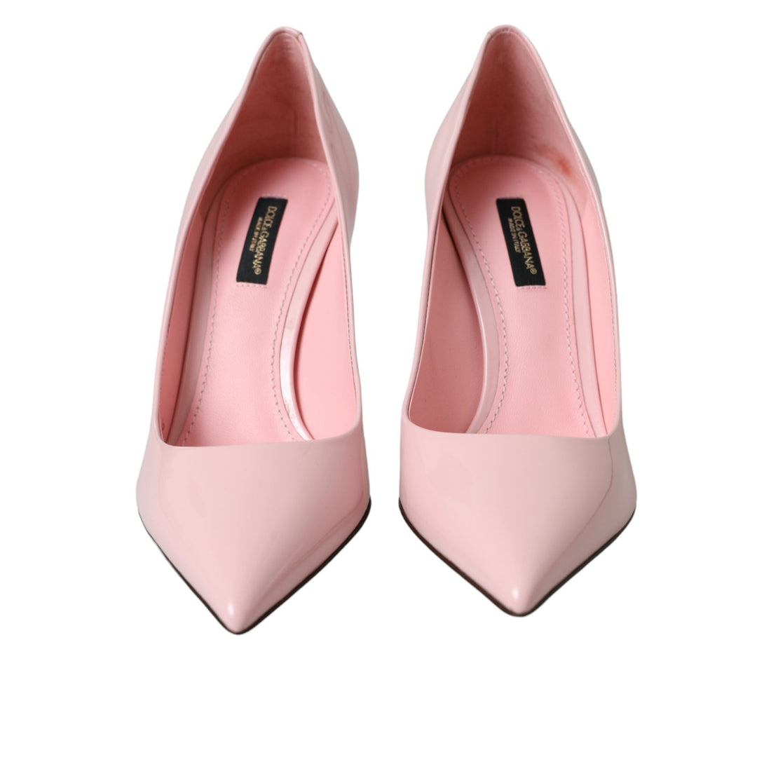 Dolce & Gabbana Light Pink Patent Leather Pumps Heels Shoes