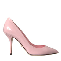 Dolce & Gabbana Light Pink Patent Leather Pumps Heels Shoes