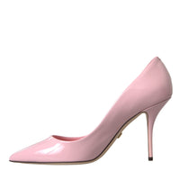 Dolce & Gabbana Light Pink Patent Leather Pumps Heels Shoes