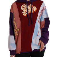 Dolce & Gabbana Multicolor Cotton Hoodie Pullover Sweater