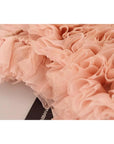 Dolce & Gabbana Pink Ruffles Long Sleeves Pullover Sweater