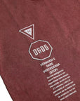 Dolce & Gabbana Maroon Print Round Neck Short Sleeves T-shirt