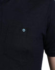 Dolce & Gabbana Navy Blue Collared Short Sleeve Polo T-shirt