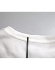 Dolce & Gabbana White Cotton Black HOT Crystal Top T-shirt