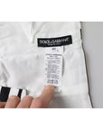 Dolce & Gabbana Black White Zebra Sleeveless Bustier Crop Top