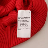 Dolce & Gabbana Red Silk T-shirt Short Sleeve Top Blouse