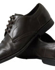 Dolce & Gabbana Green Leather Mens Formal Dress Shoes