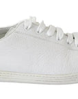 Dolce & Gabbana White Saint Tropez Lace Up Men Sneakers Men Shoes