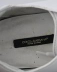 Dolce & Gabbana White Saint Tropez Lace Up Men Sneakers Men Shoes