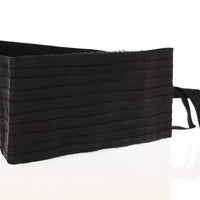 Dolce & Gabbana Black Silk Womens Waist Cummerbund