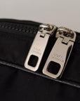 Dolce & Gabbana Black Nylon Leather DG Logo Patch Messenger Cross Body Bag