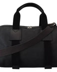 Dolce & Gabbana Black Gray Holdall Tote Men Hand Shoulder Bag