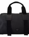 Dolce & Gabbana Black Gray Holdall Tote Men Hand Shoulder Bag