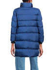 Love Moschino Chic Long Down Jacket with Logo Detail