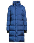 Love Moschino Chic Long Down Jacket with Logo Detail