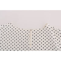 Dolce & Gabbana Chic Polka Dot Silk Blouse