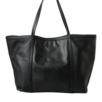 Dolce & Gabbana Black Leather Miss Escape Shopping Tote Women Bag