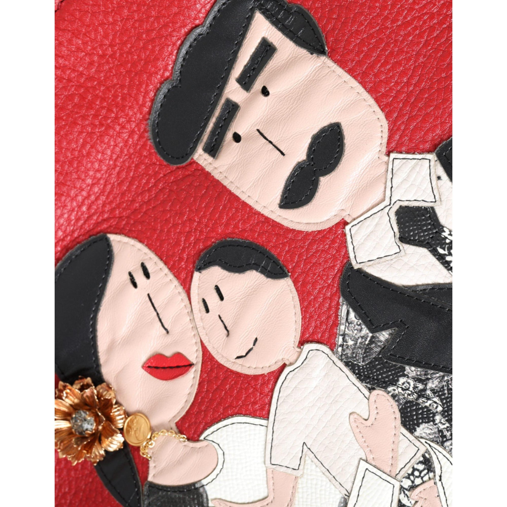 Dolce &amp; Gabbana Red Leather 