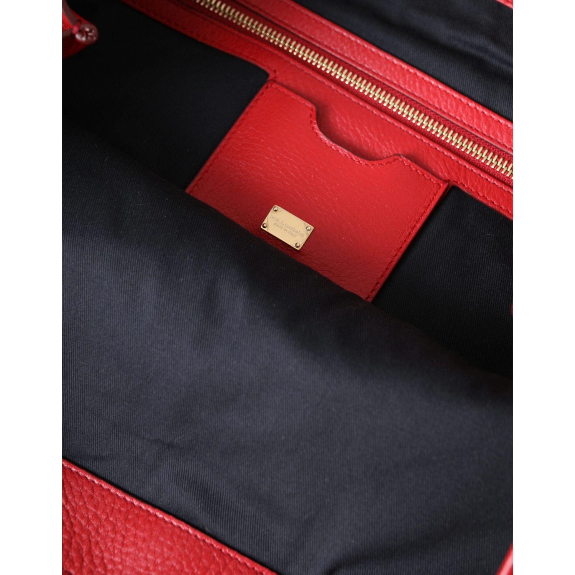 Dolce &amp; Gabbana Red Leather 