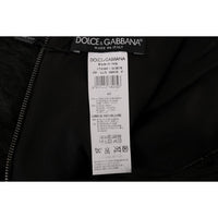 Dolce & Gabbana Exquisite Black Mink Fur Mini Shorts