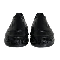 Dolce & Gabbana Black Foiled Rubber Toy Low Top Men Sneakers Shoes