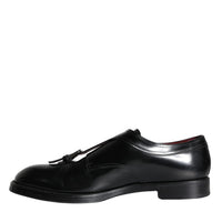 Dolce & Gabbana Black Calf Leather Men Formal Dress Shoes