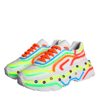 Dolce & Gabbana Multicolor Daymaster LED Lighted Sneaker Shoes