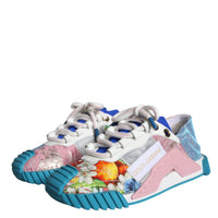 Dolce & Gabbana Multicolor Patchwork NS1 Low Top Sneaker Shoes