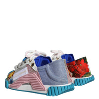 Dolce & Gabbana Multicolor Patchwork NS1 Low Top Sneaker Shoes