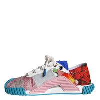 Dolce & Gabbana Multicolor Patchwork NS1 Low Top Sneaker Shoes