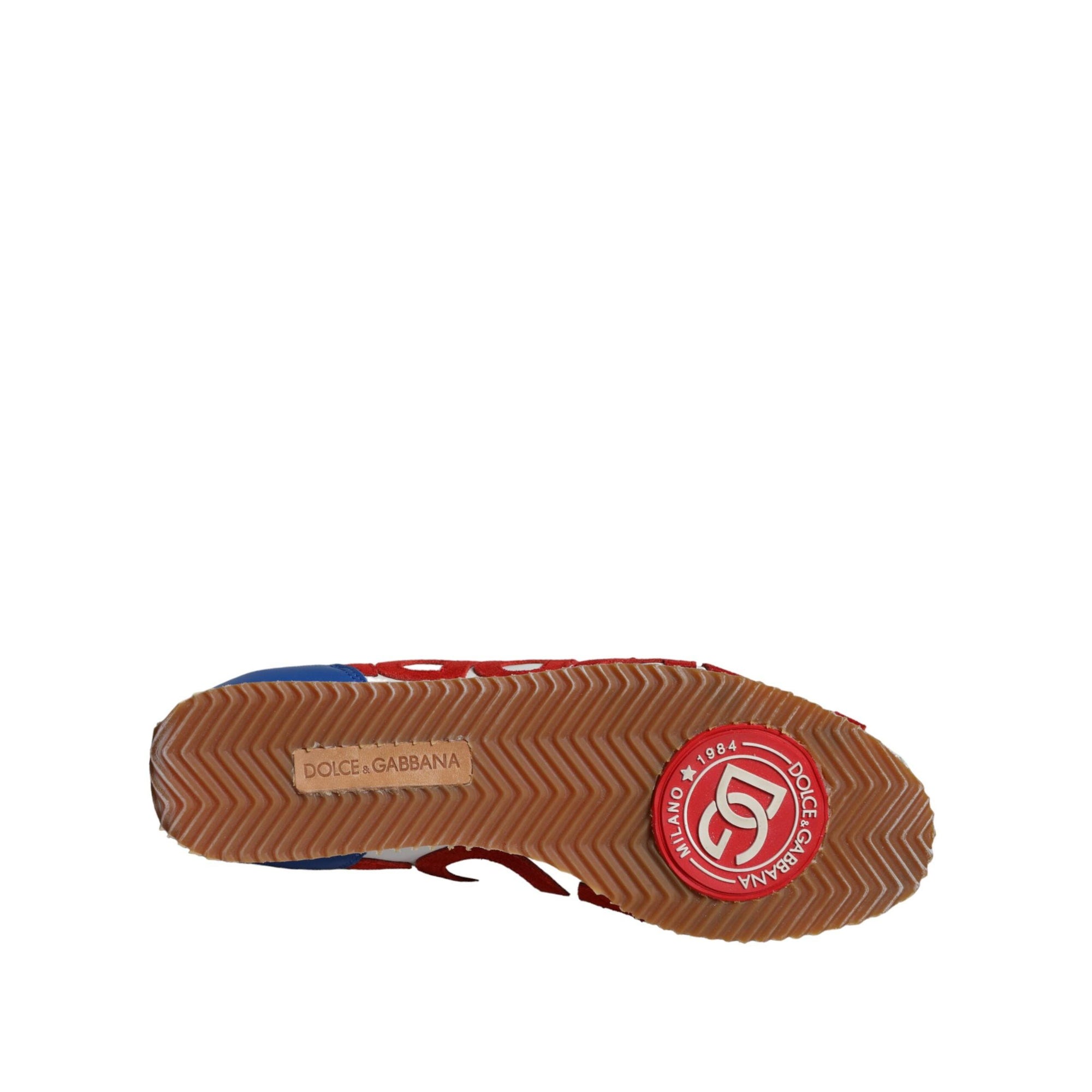 Dolce &amp; Gabbana Multicolor Leather Logo Casual Sneakers Shoes