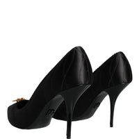 Dolce & Gabbana Black Heart DEVOTION Heels Pumps Shoes