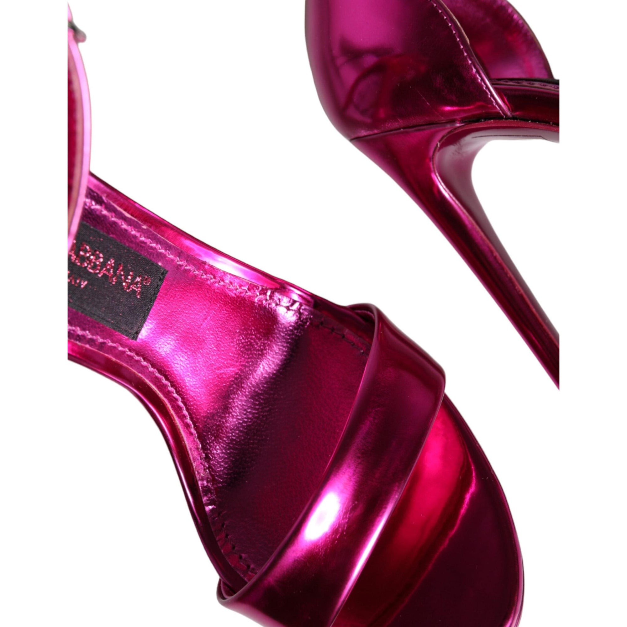 Dolce &amp; Gabbana Fuchsia KEIRA Heels Ankle Strap Sandals Shoes
