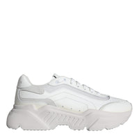 Dolce & Gabbana White DAYMASTER Calf Leather Sneakers Shoes