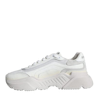 Dolce & Gabbana White DAYMASTER Calf Leather Sneakers Shoes