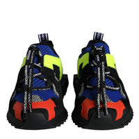 Dolce & Gabbana Multicolor Mesh Sorrento Trekking Sneakers Shoes