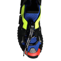 Dolce & Gabbana Multicolor Mesh Sorrento Trekking Sneakers Shoes