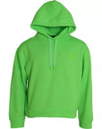 Dolce & Gabbana Green Logo Hooded Pullover Sweatshirt Sweater