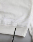 Dolce & Gabbana White Cotton Crew Neck Sweatshirt Sweater