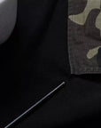 Dolce & Gabbana Black Camouflage Hooded Sweatshirt Sweater