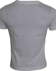 Dolce & Gabbana White Cotton Round Neck Short Sleeve T-shirt