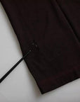 Dolce & Gabbana Bordeaux Crown Print Round Neck Cotton T-shirt