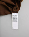 Dolce & Gabbana Brown Color Splash Cotton Crew Neck T-shirt