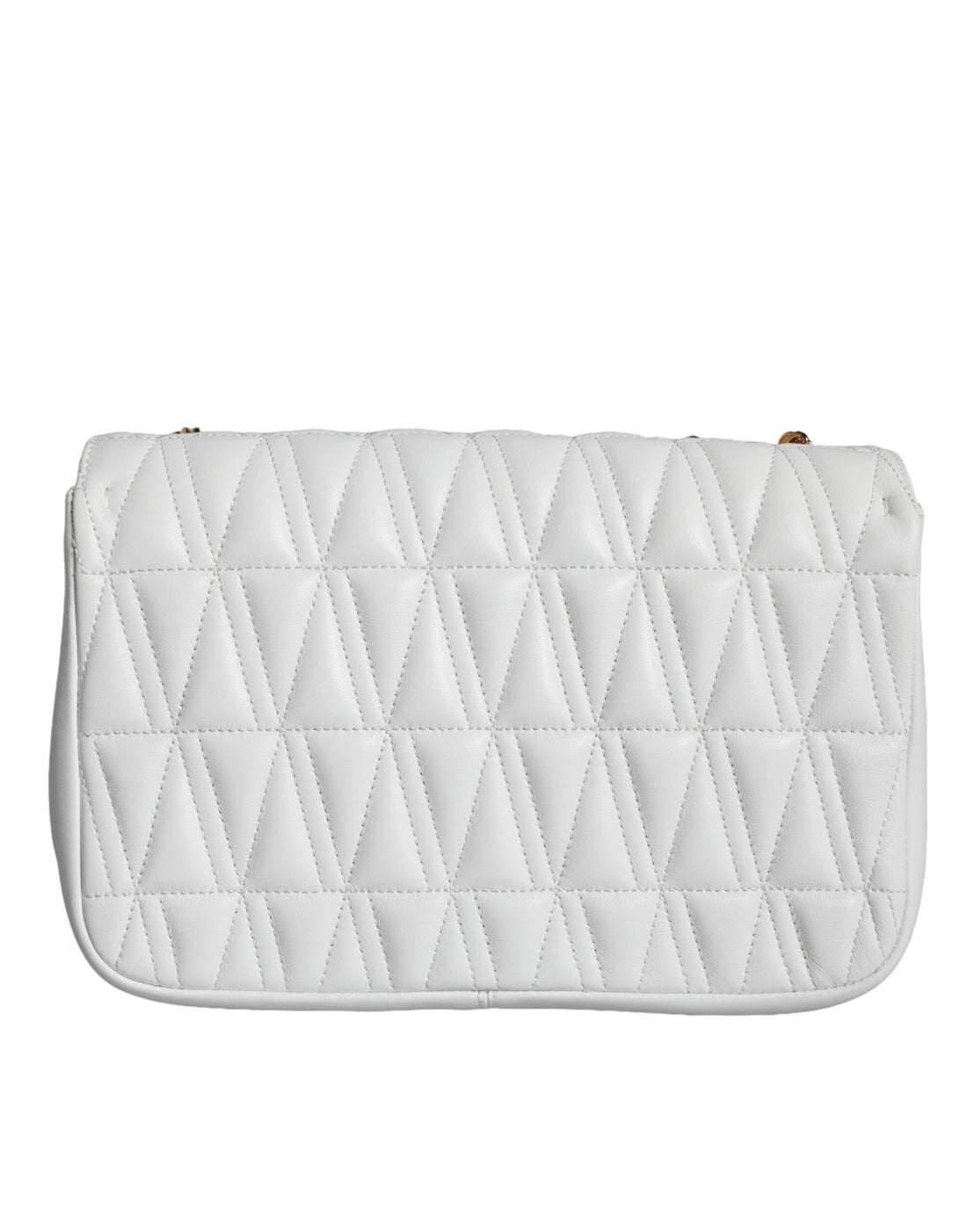 Versace White Mini Nappa Leather Crossbody Shoulder Bag