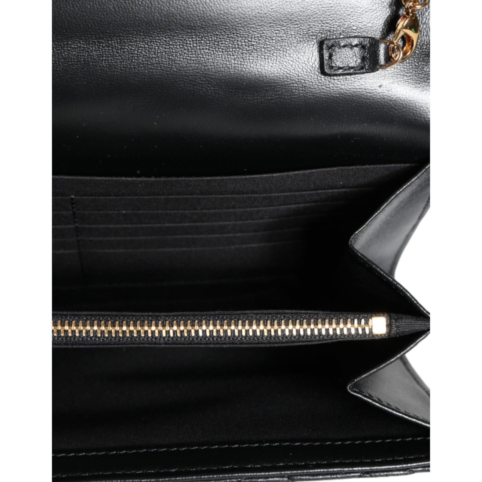 Versace Black Quilted Nappa Leather Crossbody Shoulder Bag