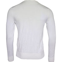 Dolce & Gabbana Off White Wool Turtle Neck Pullover Sweater