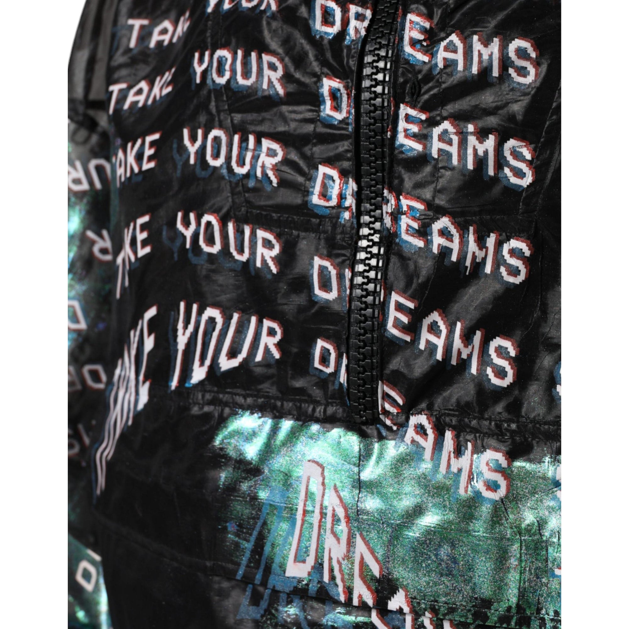 Dolce &amp; Gabbana Multicolor Print Hooded Sweatshirt Sweater